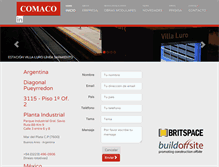 Tablet Screenshot of comaco.com.ar